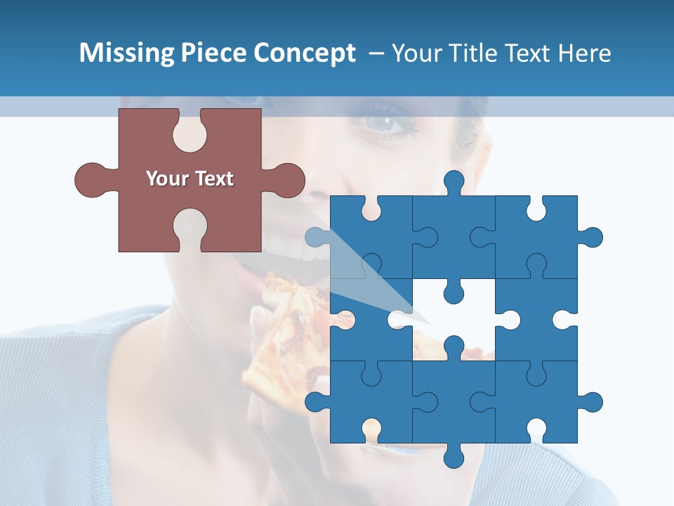 Diet White Only PowerPoint Template