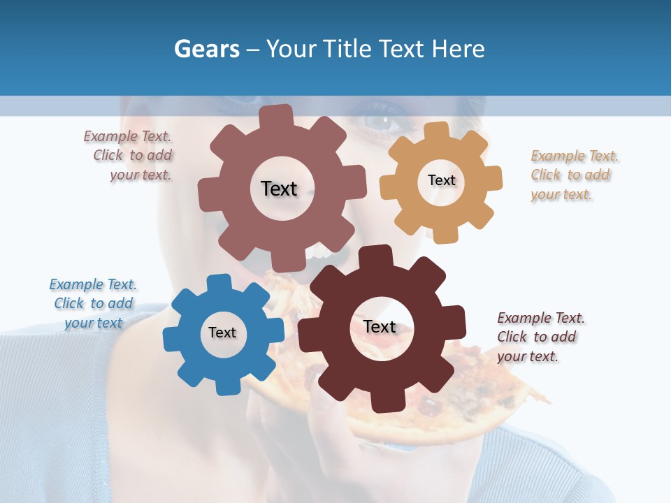 Diet White Only PowerPoint Template