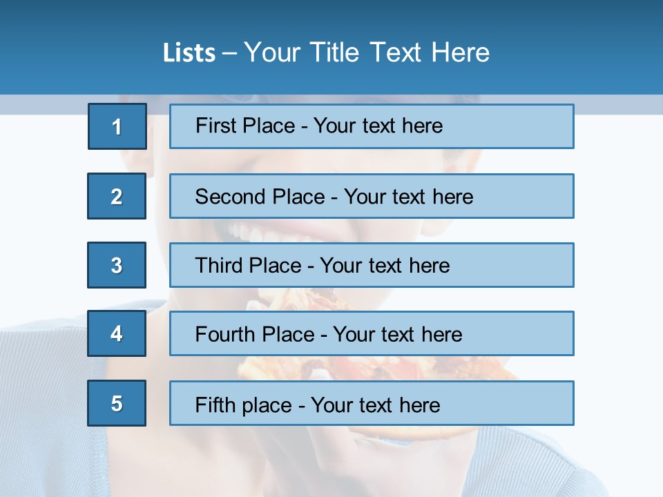 Diet White Only PowerPoint Template