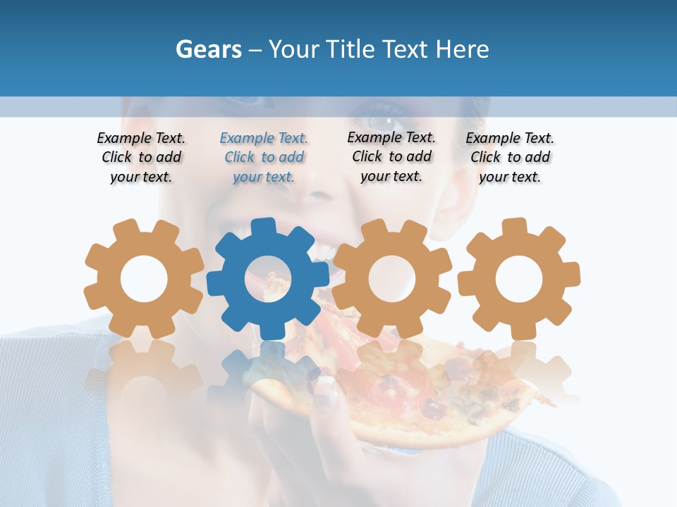 Diet White Only PowerPoint Template