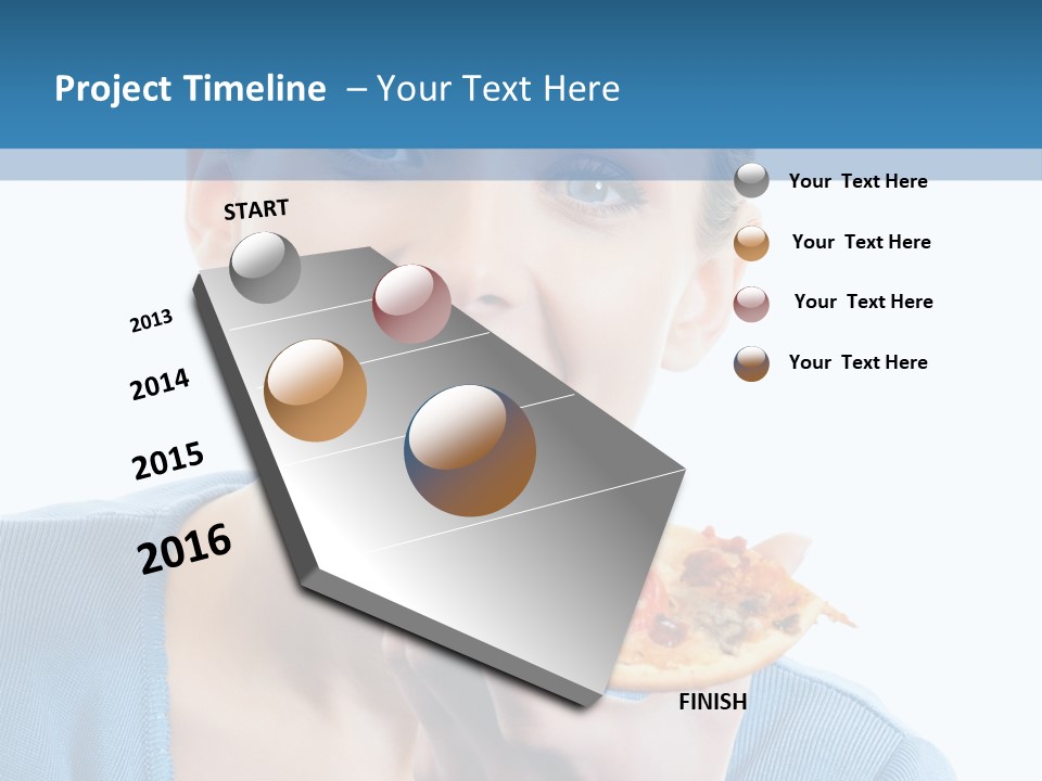 Diet White Only PowerPoint Template