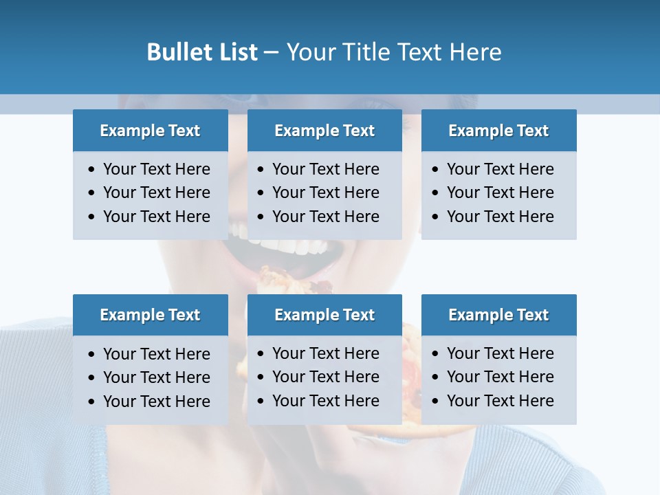 Diet White Only PowerPoint Template