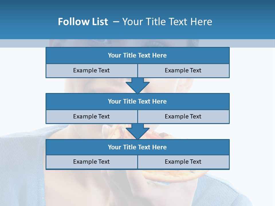 Diet White Only PowerPoint Template