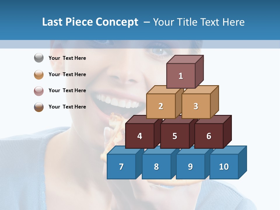 Diet White Only PowerPoint Template