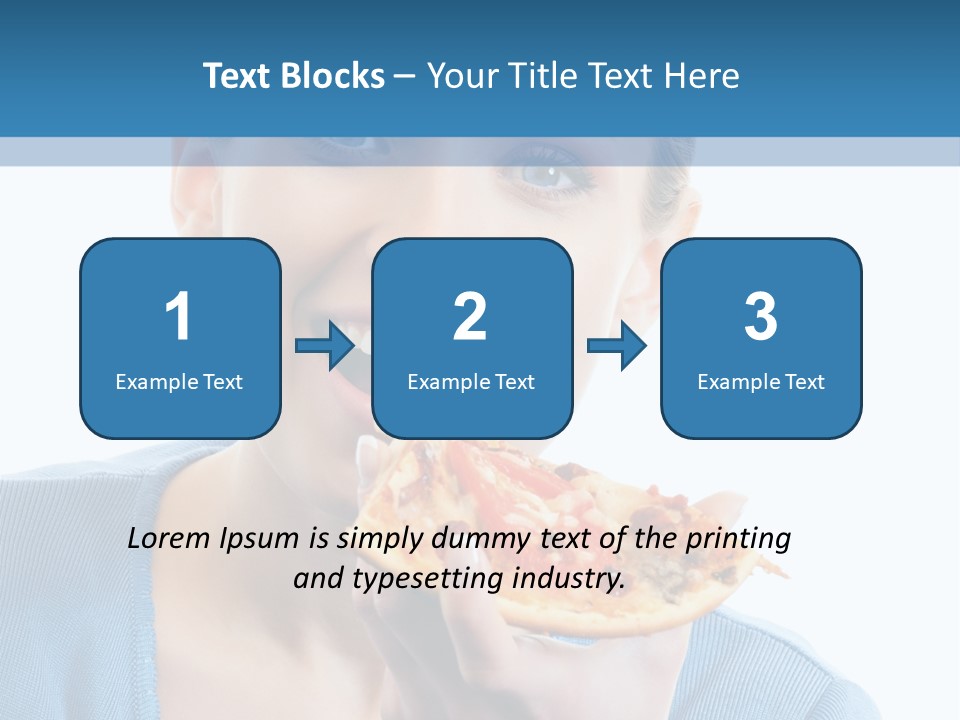 Diet White Only PowerPoint Template