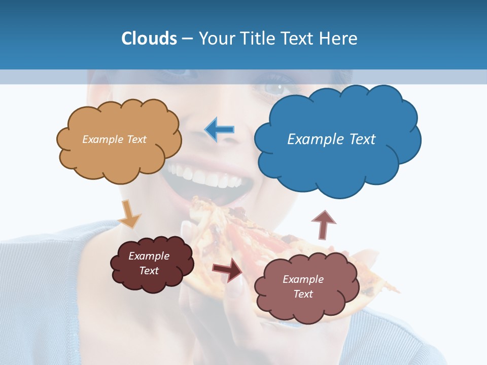 Diet White Only PowerPoint Template