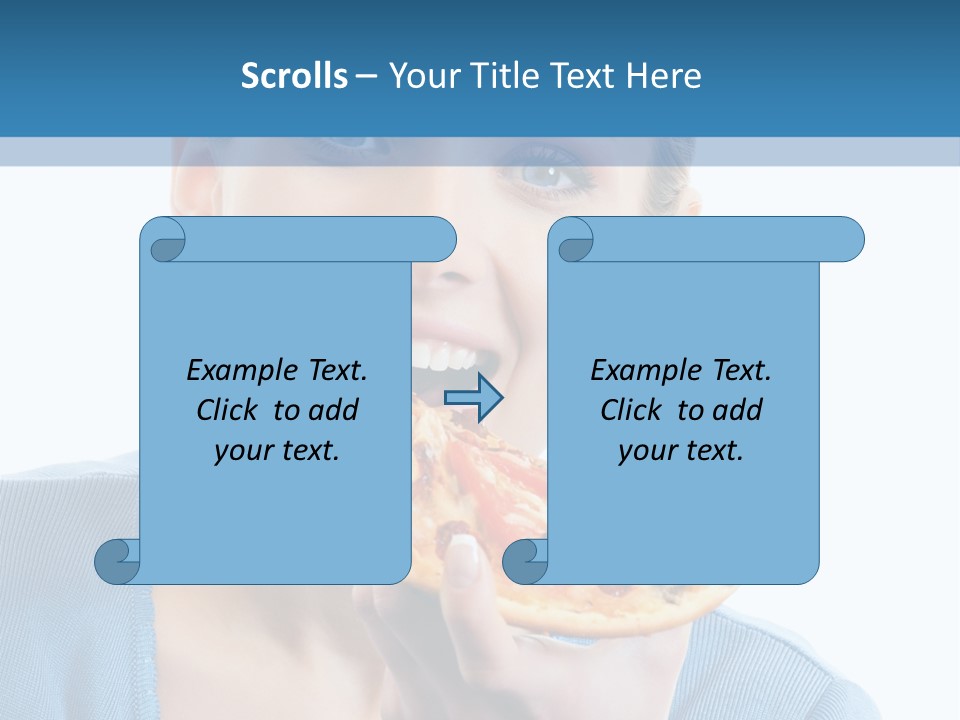 Diet White Only PowerPoint Template