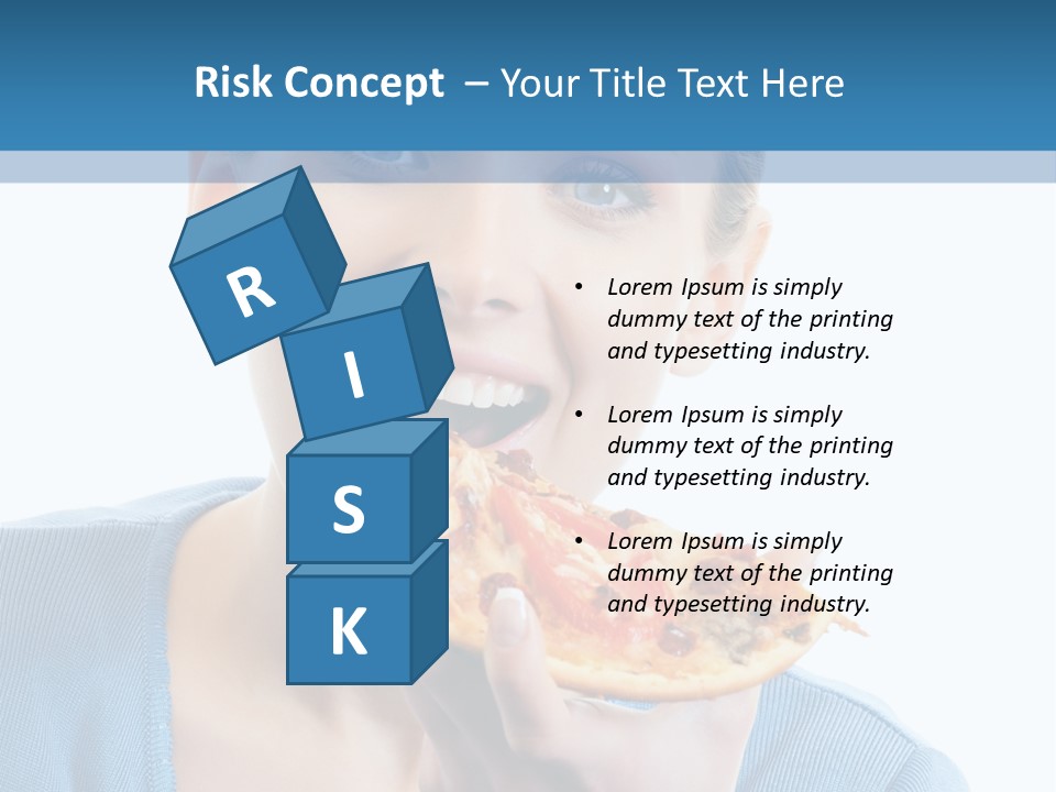 Diet White Only PowerPoint Template