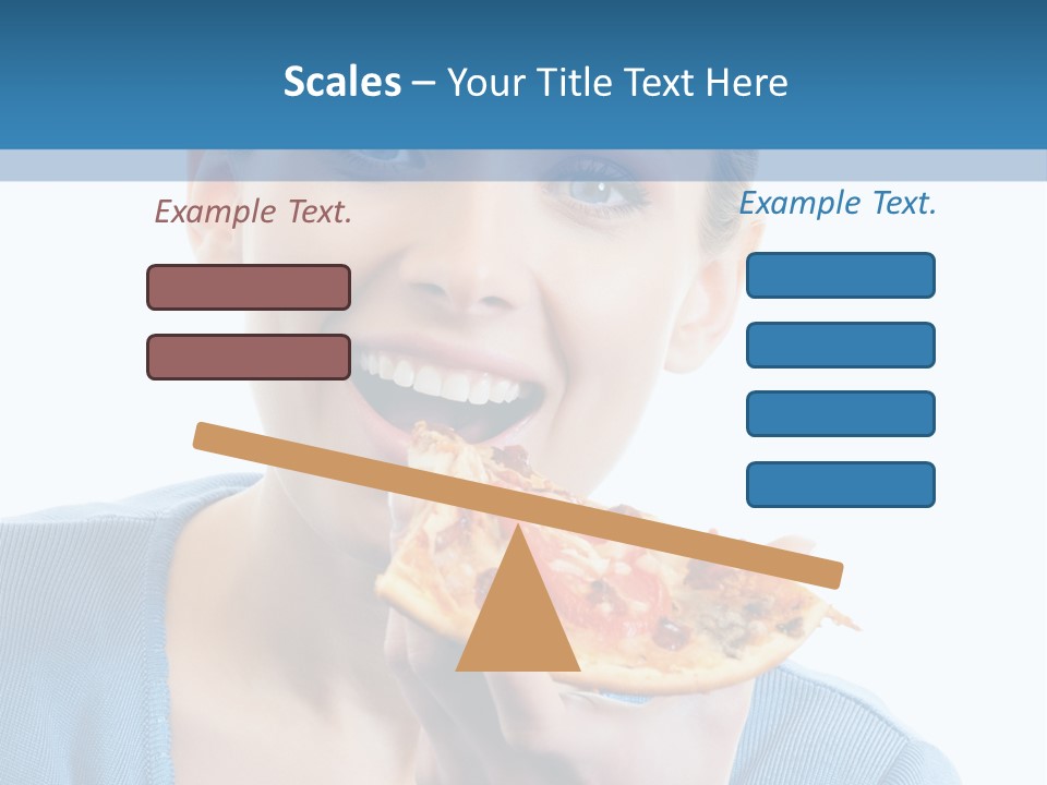 Diet White Only PowerPoint Template