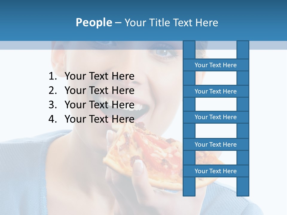 Diet White Only PowerPoint Template