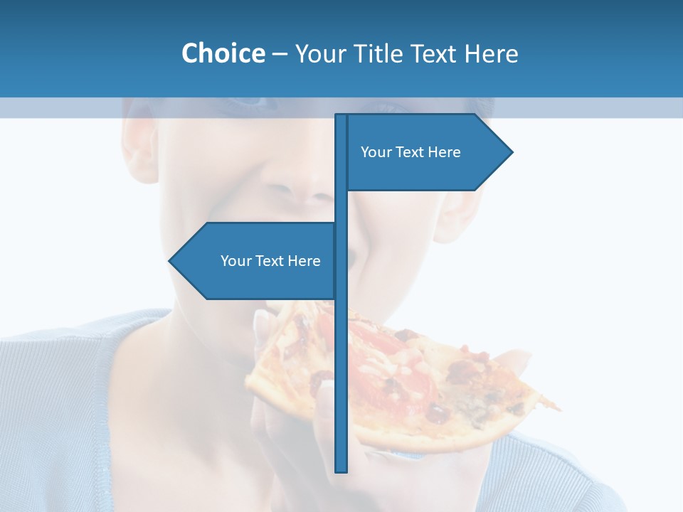 Diet White Only PowerPoint Template