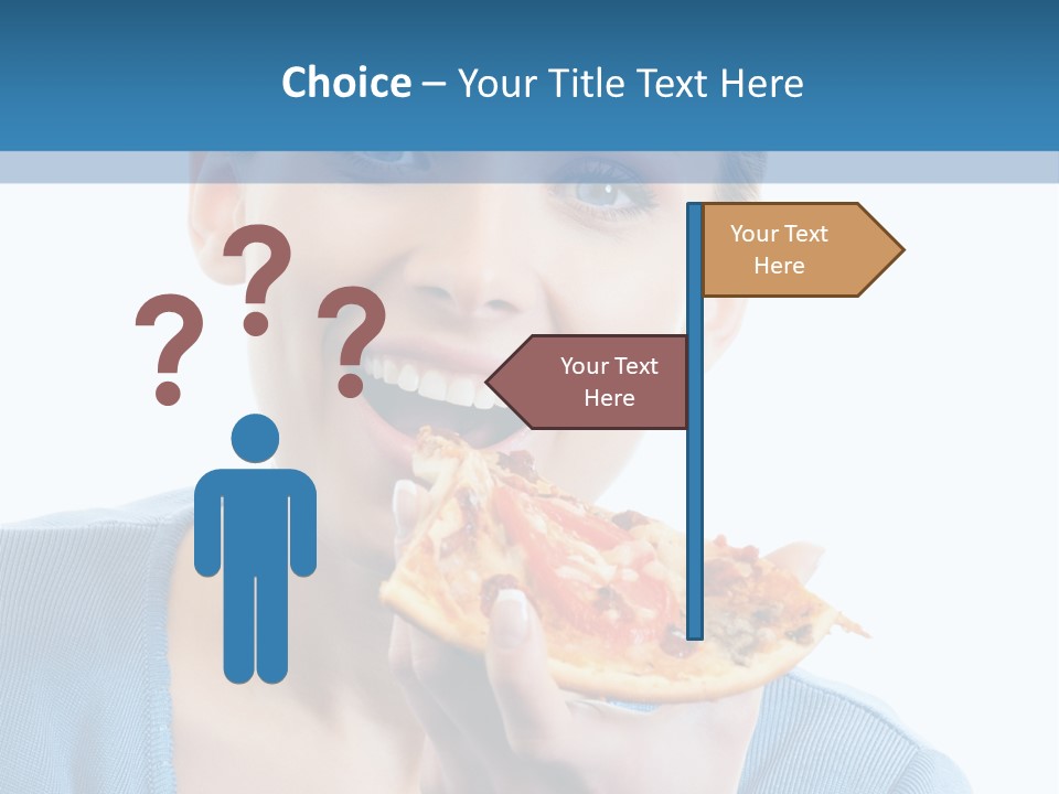 Diet White Only PowerPoint Template