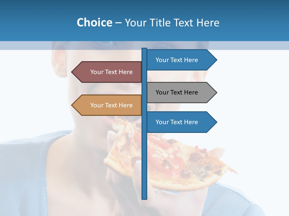 Diet White Only PowerPoint Template