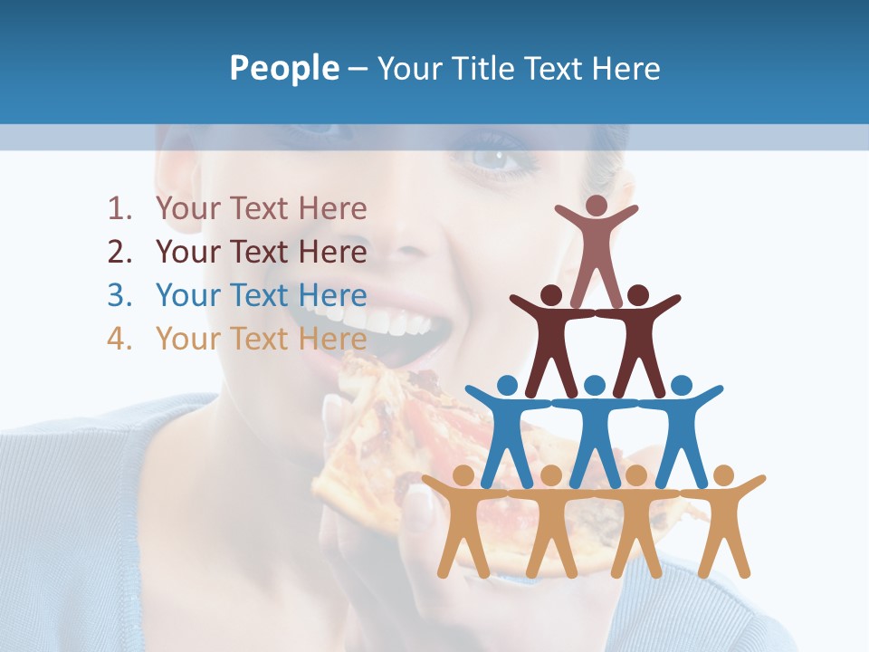 Diet White Only PowerPoint Template