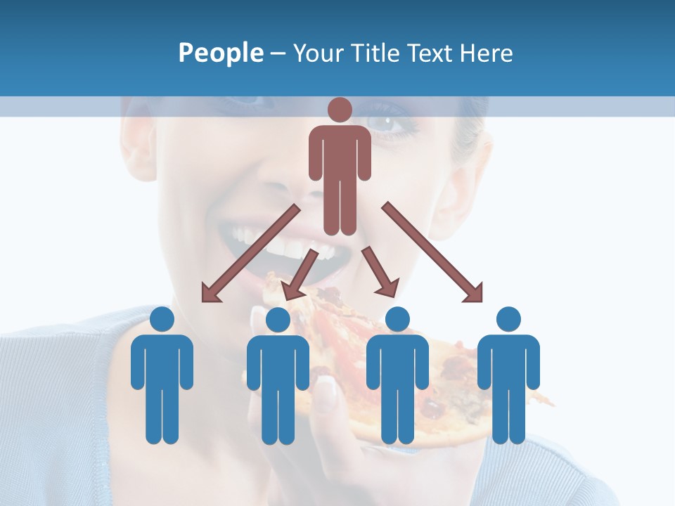 Diet White Only PowerPoint Template