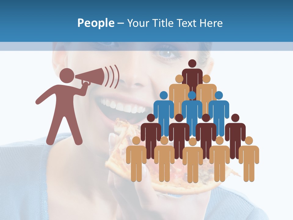 Diet White Only PowerPoint Template