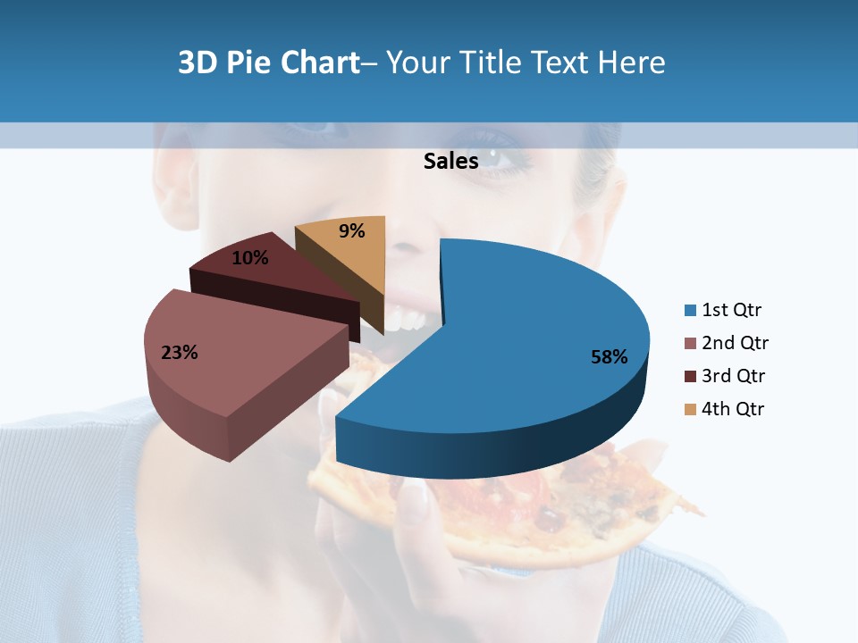 Diet White Only PowerPoint Template