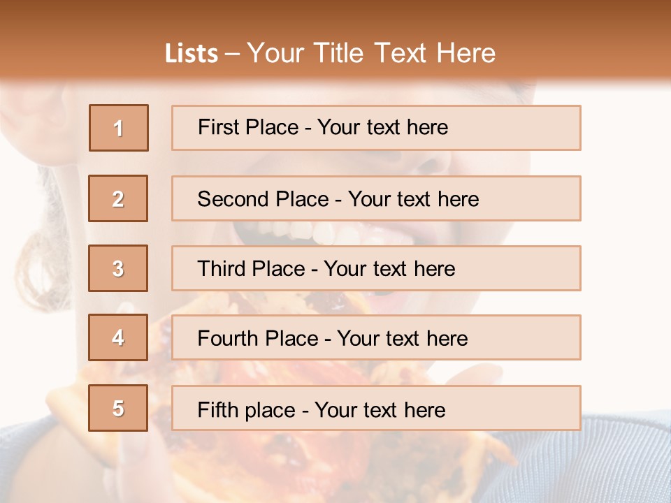 Out Healthy Face PowerPoint Template