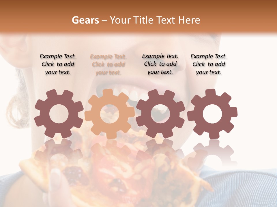 Out Healthy Face PowerPoint Template