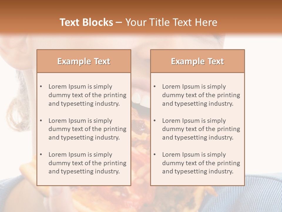 Out Healthy Face PowerPoint Template