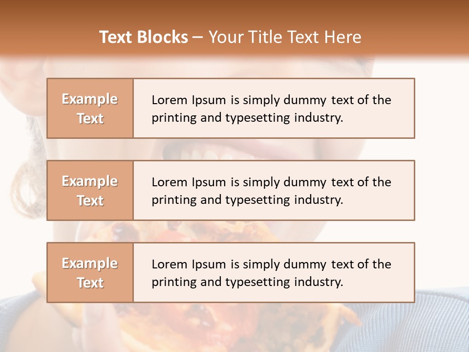Out Healthy Face PowerPoint Template