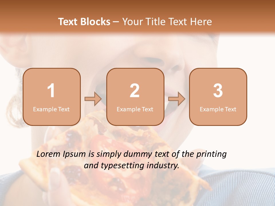 Out Healthy Face PowerPoint Template