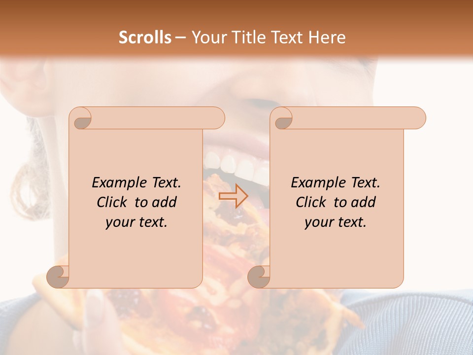 Out Healthy Face PowerPoint Template