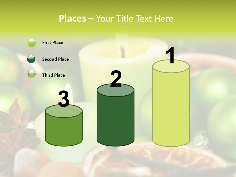 Pine Branch Fir Christmas PowerPoint Template