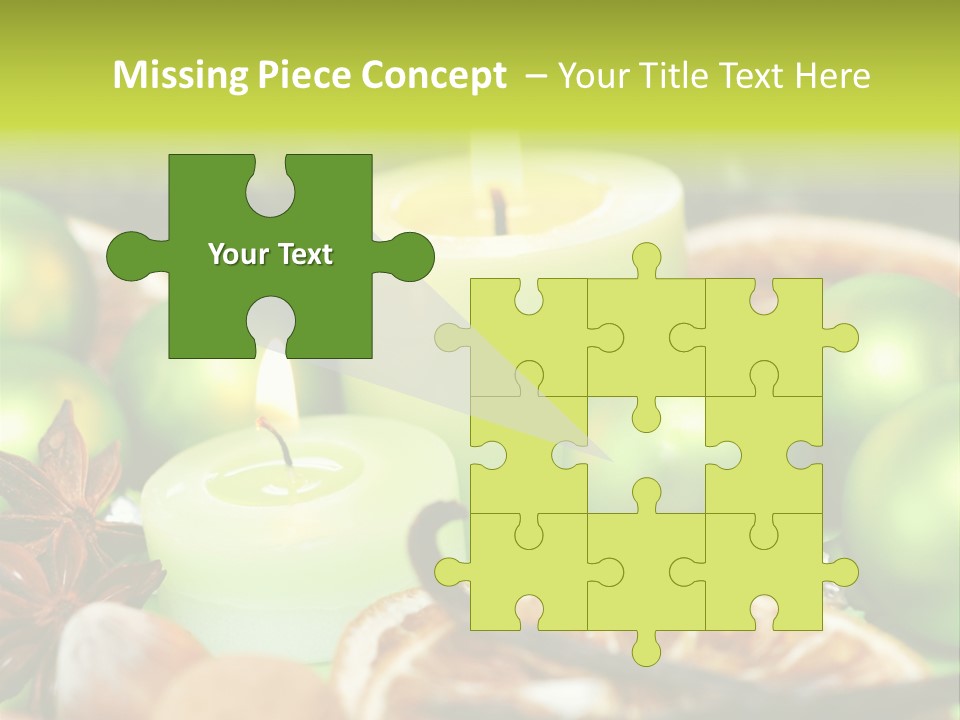 Pine Branch Fir Christmas PowerPoint Template