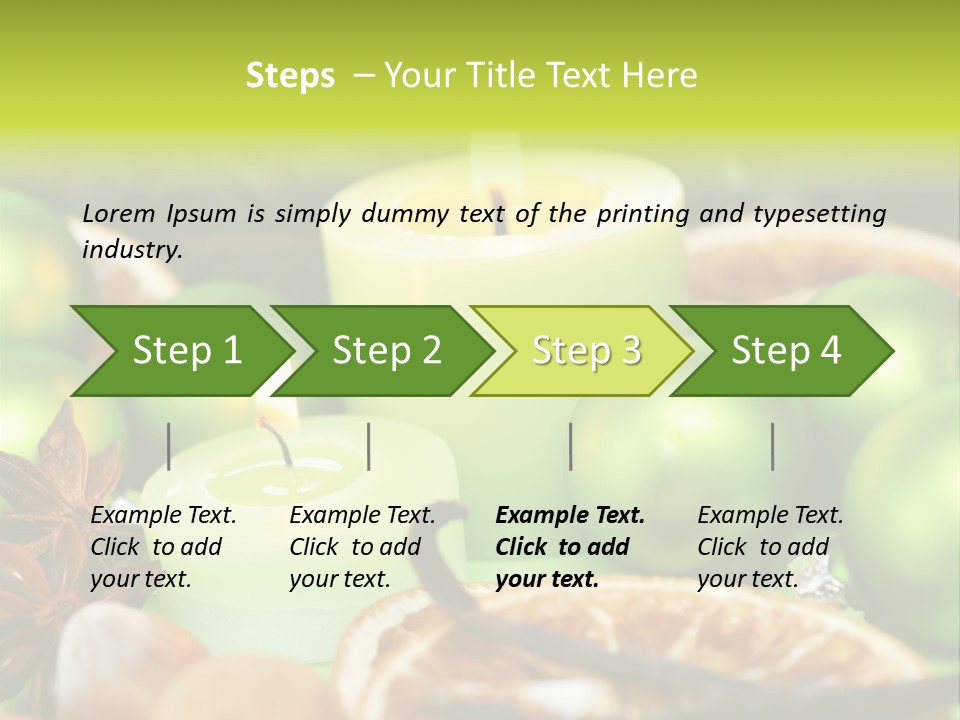Pine Branch Fir Christmas PowerPoint Template