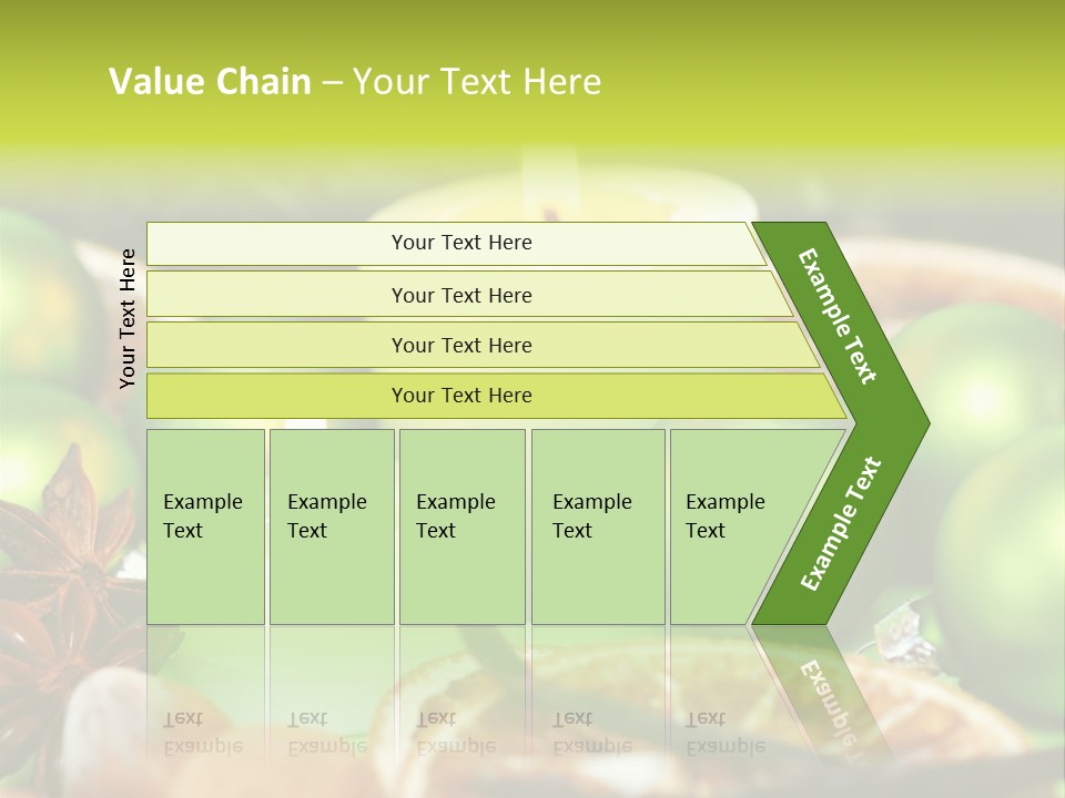 Pine Branch Fir Christmas PowerPoint Template