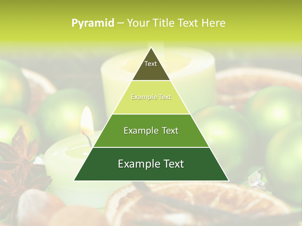 Pine Branch Fir Christmas PowerPoint Template