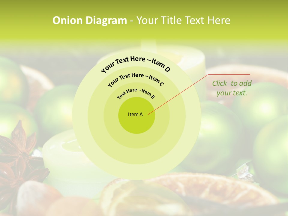 Pine Branch Fir Christmas PowerPoint Template