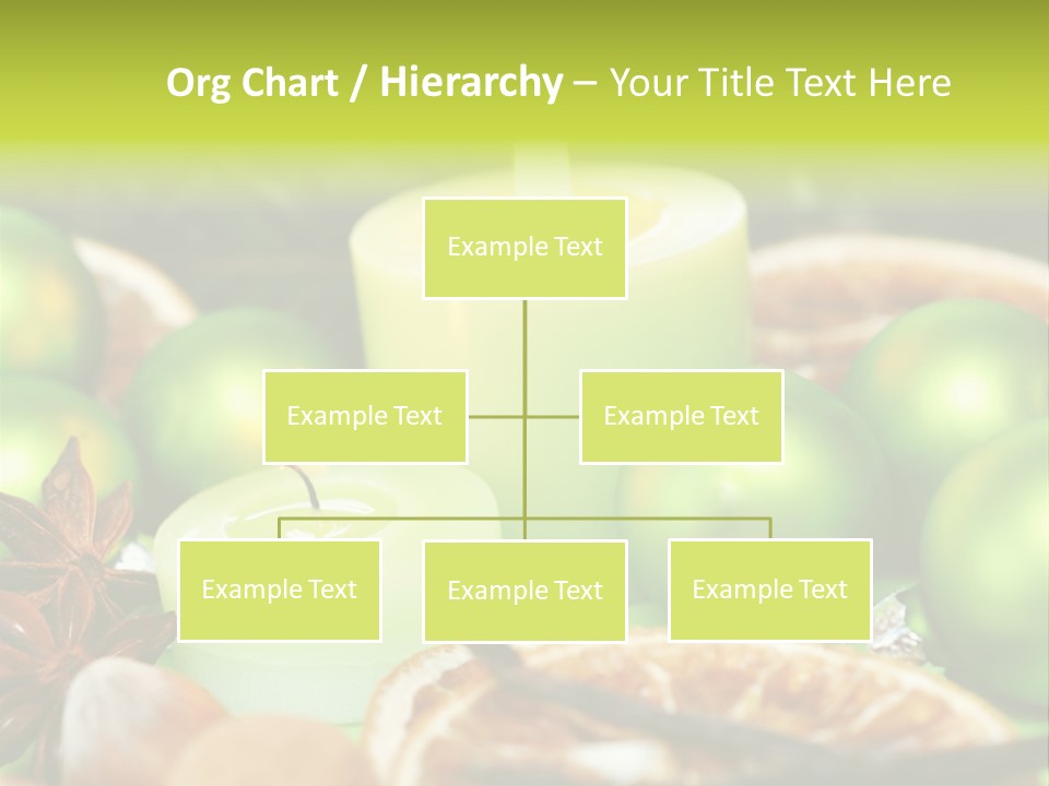 Pine Branch Fir Christmas PowerPoint Template