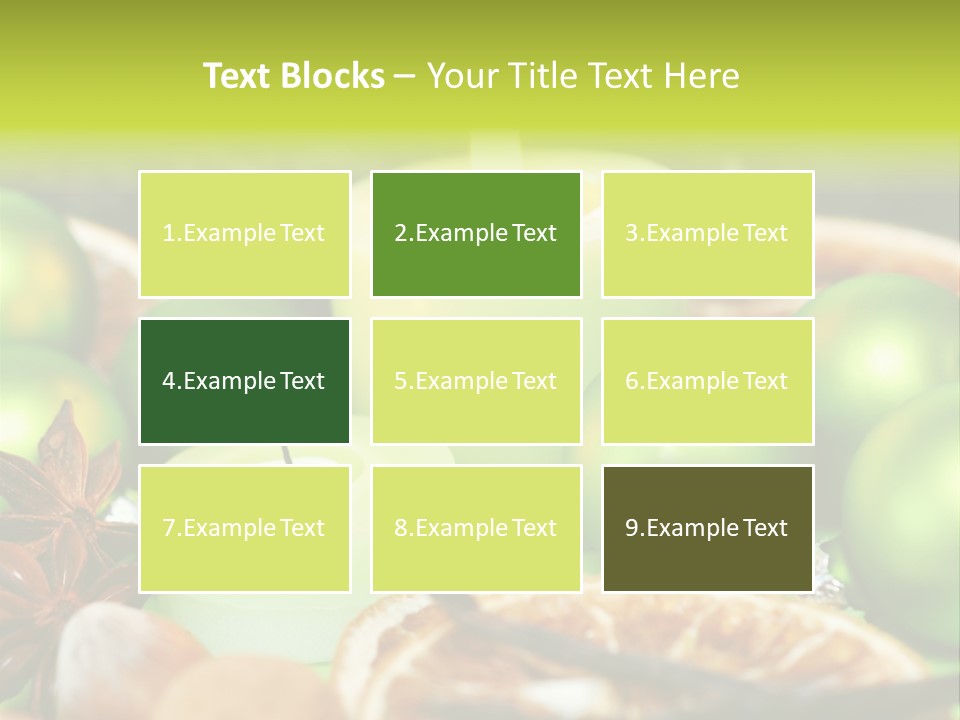 Pine Branch Fir Christmas PowerPoint Template