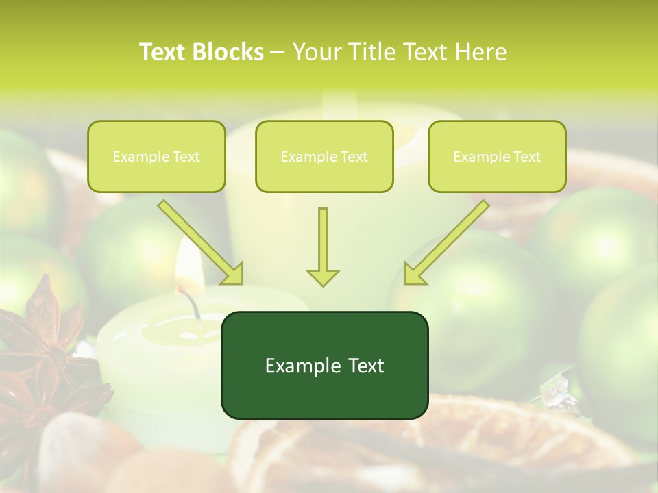 Pine Branch Fir Christmas PowerPoint Template