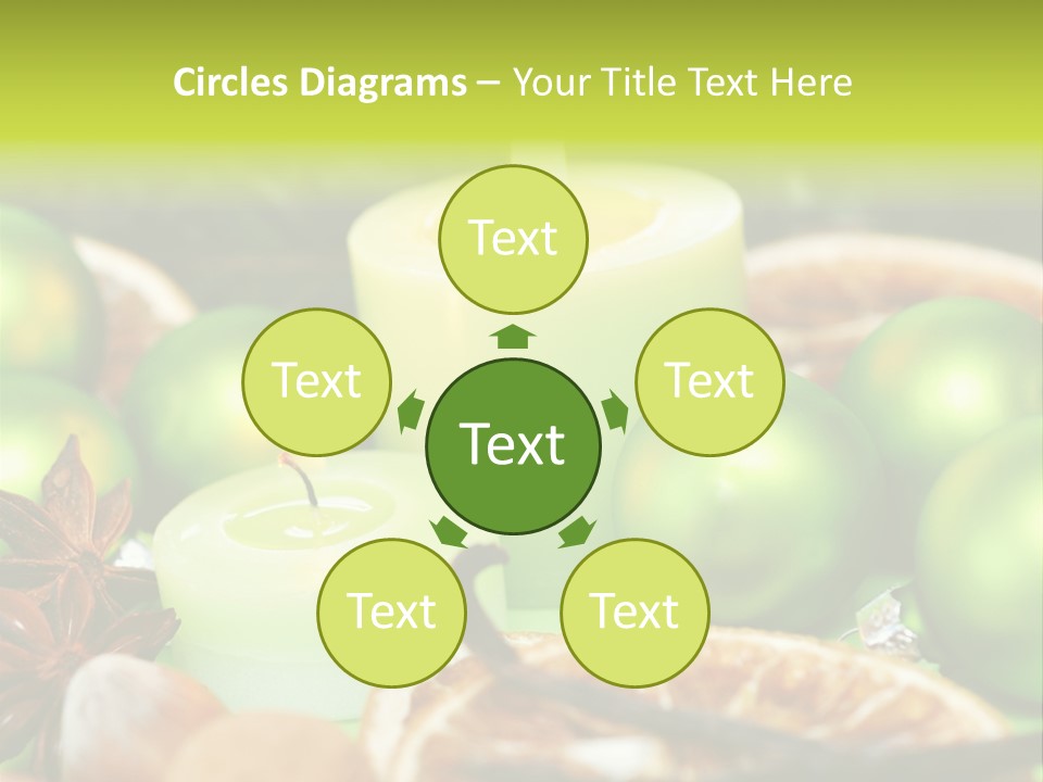 Pine Branch Fir Christmas PowerPoint Template