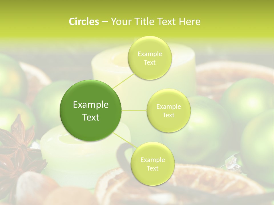 Pine Branch Fir Christmas PowerPoint Template