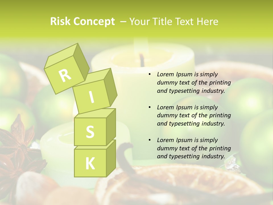 Pine Branch Fir Christmas PowerPoint Template