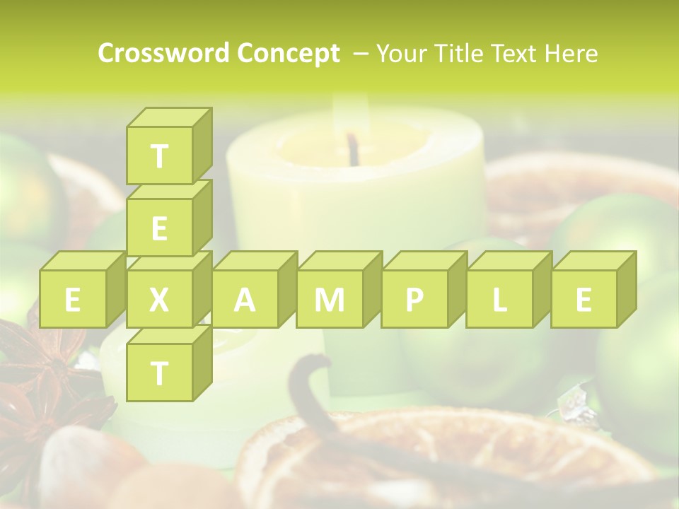 Pine Branch Fir Christmas PowerPoint Template