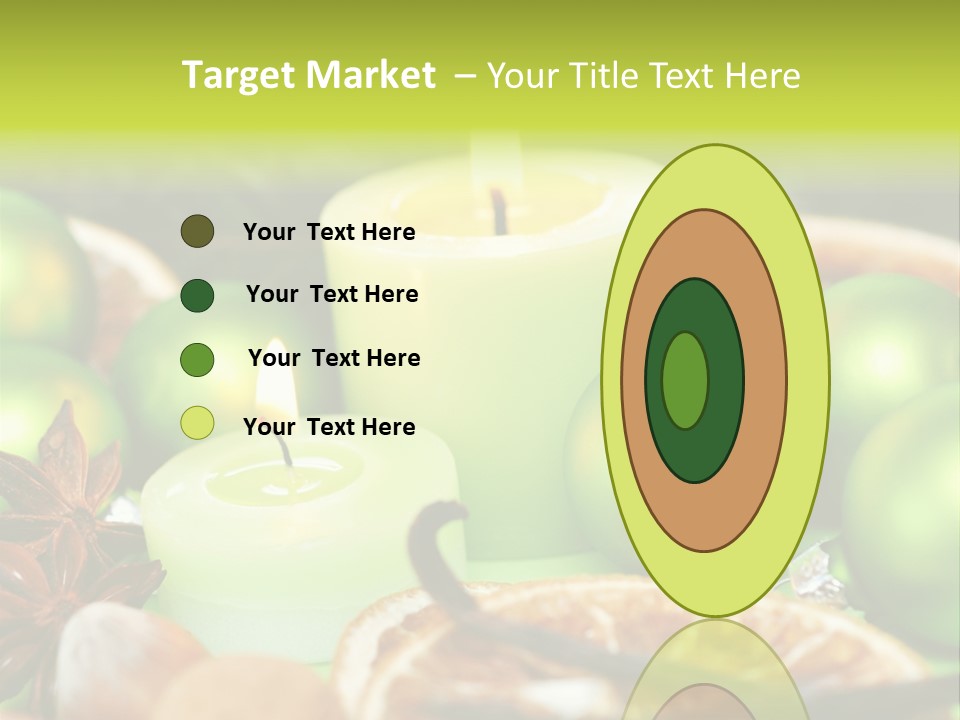 Pine Branch Fir Christmas PowerPoint Template