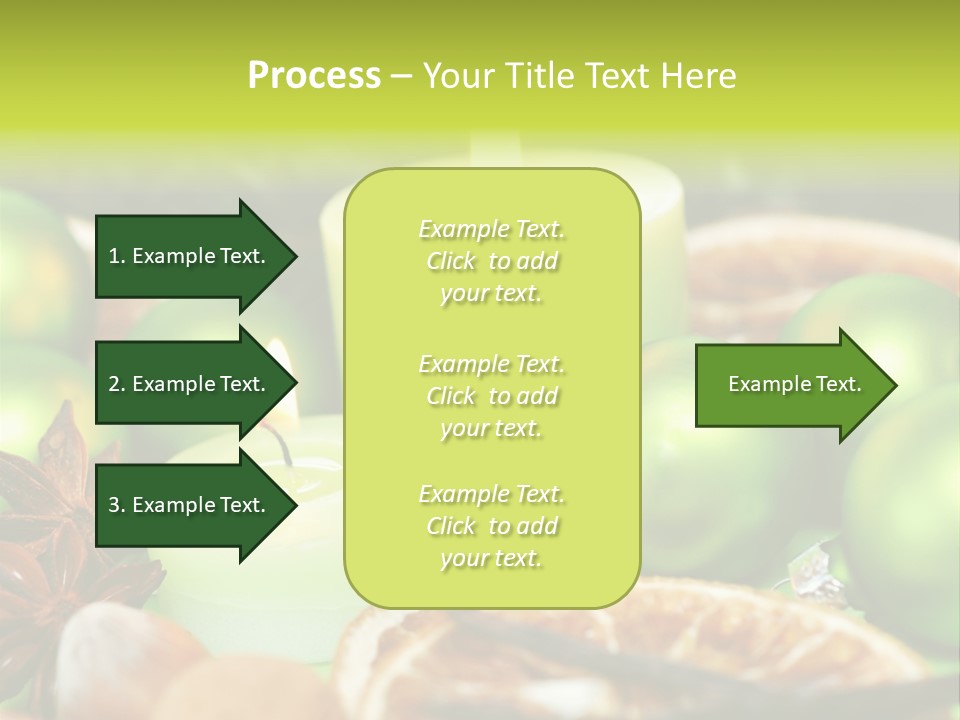 Pine Branch Fir Christmas PowerPoint Template