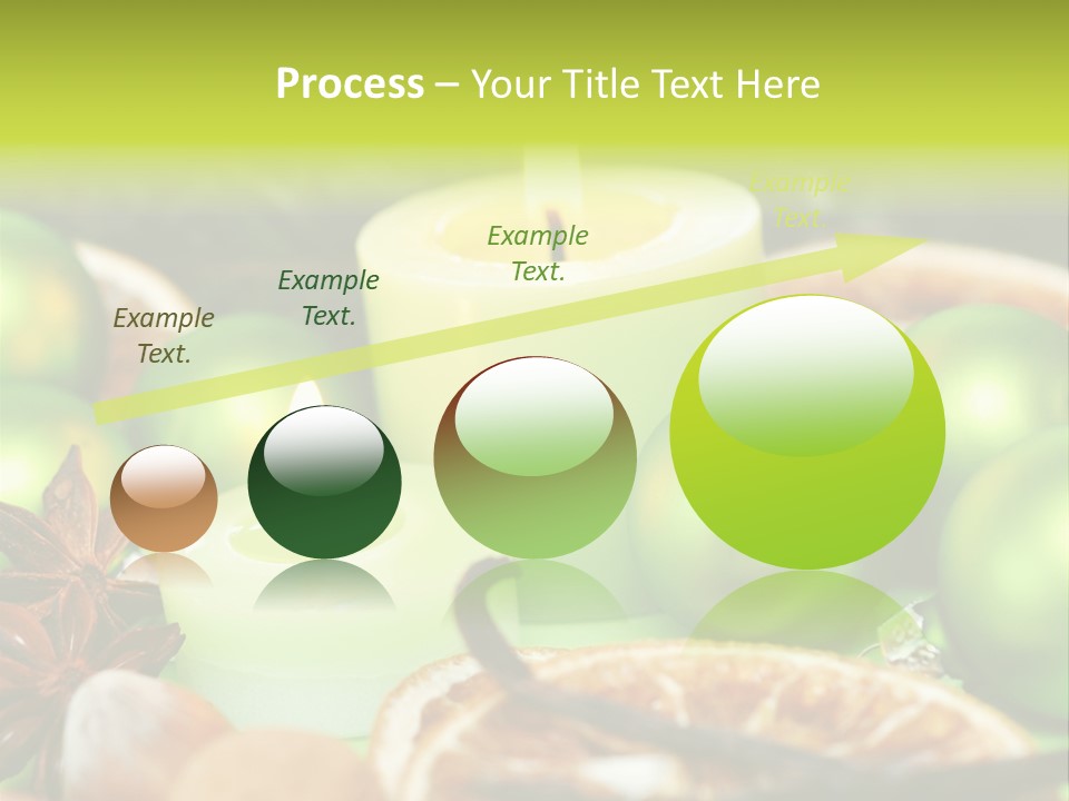 Pine Branch Fir Christmas PowerPoint Template