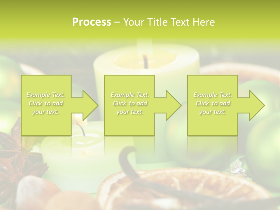 Pine Branch Fir Christmas PowerPoint Template