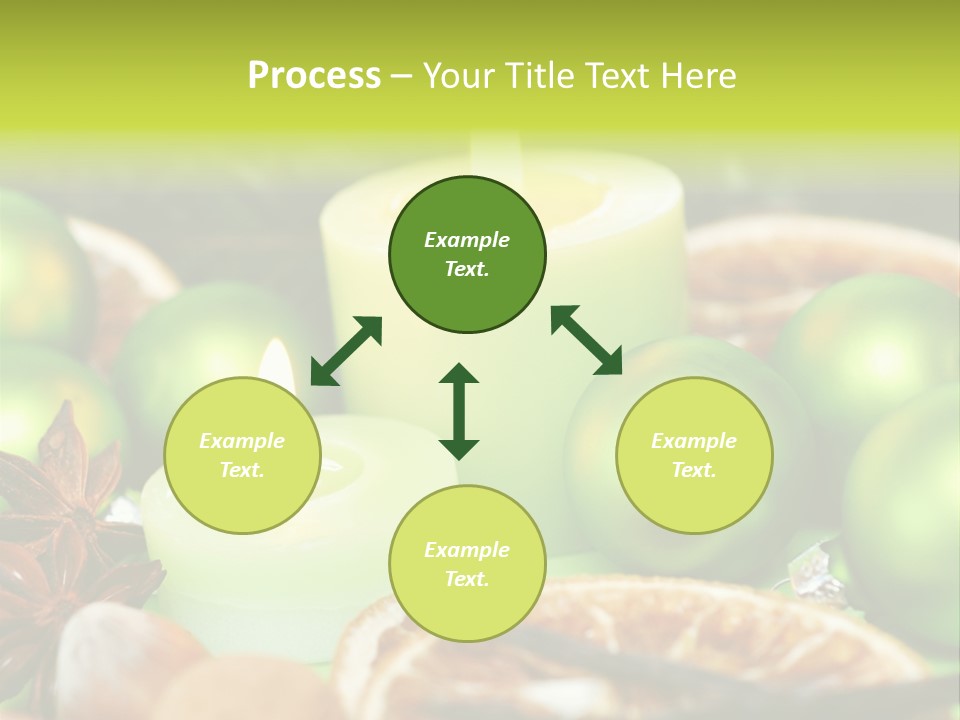Pine Branch Fir Christmas PowerPoint Template