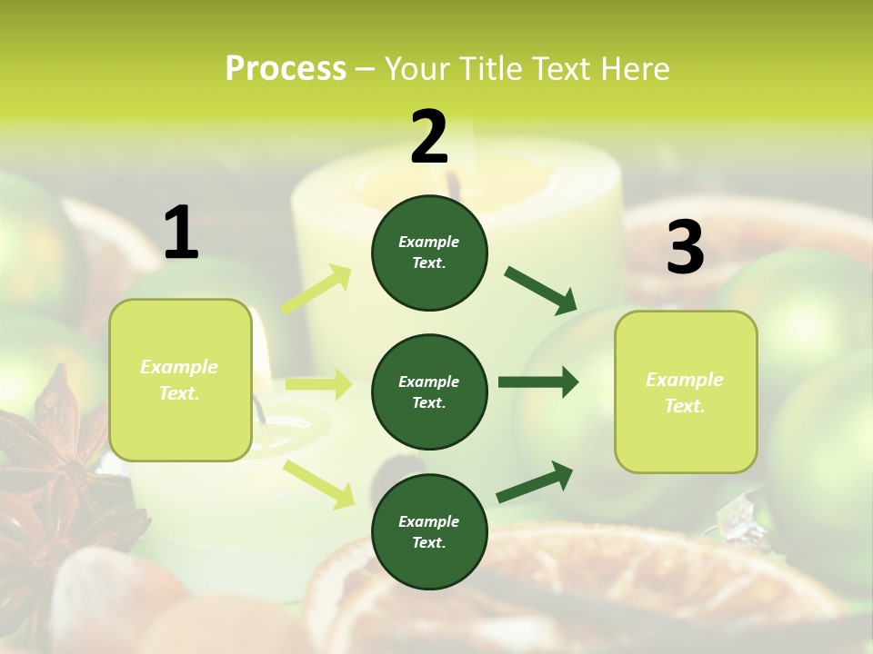 Pine Branch Fir Christmas PowerPoint Template