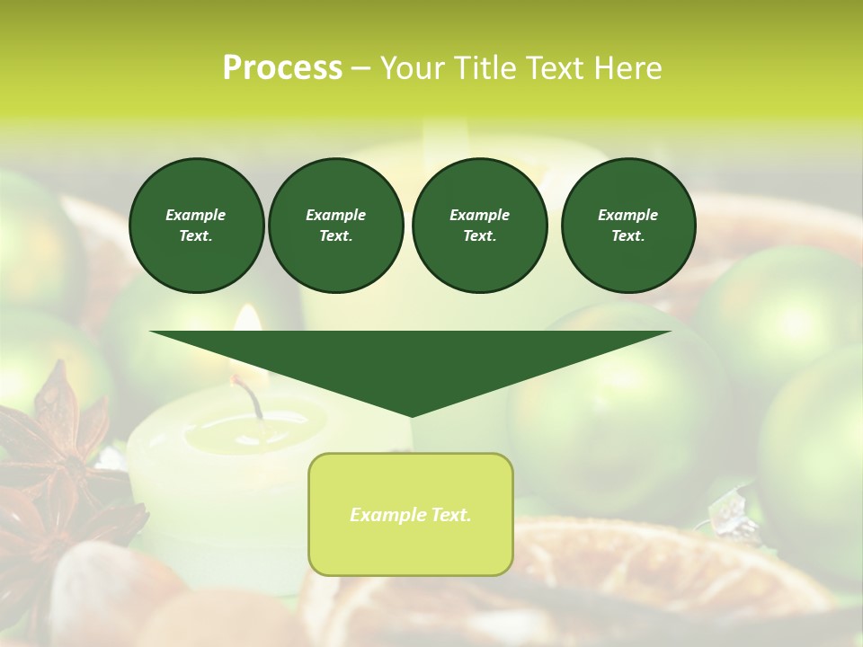 Pine Branch Fir Christmas PowerPoint Template