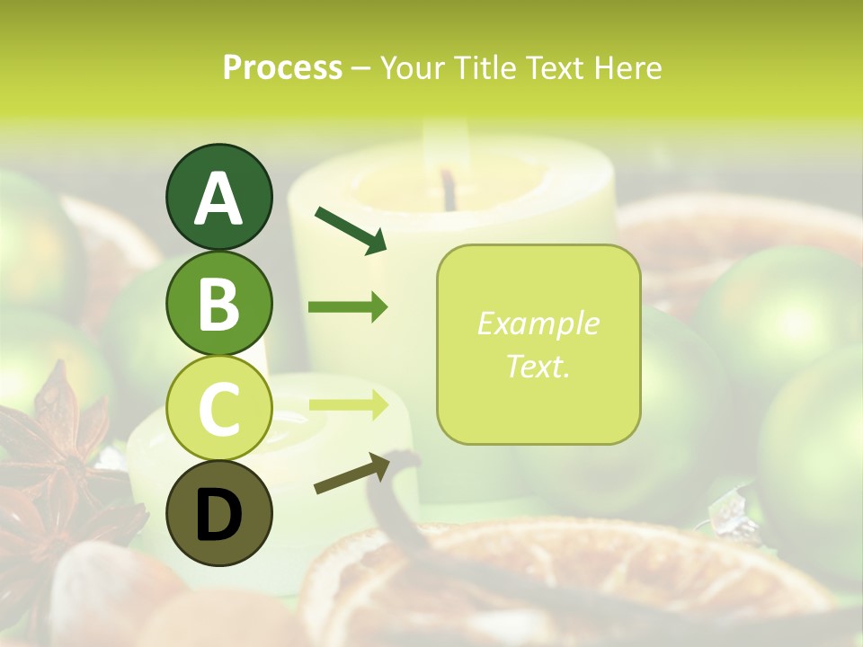 Pine Branch Fir Christmas PowerPoint Template