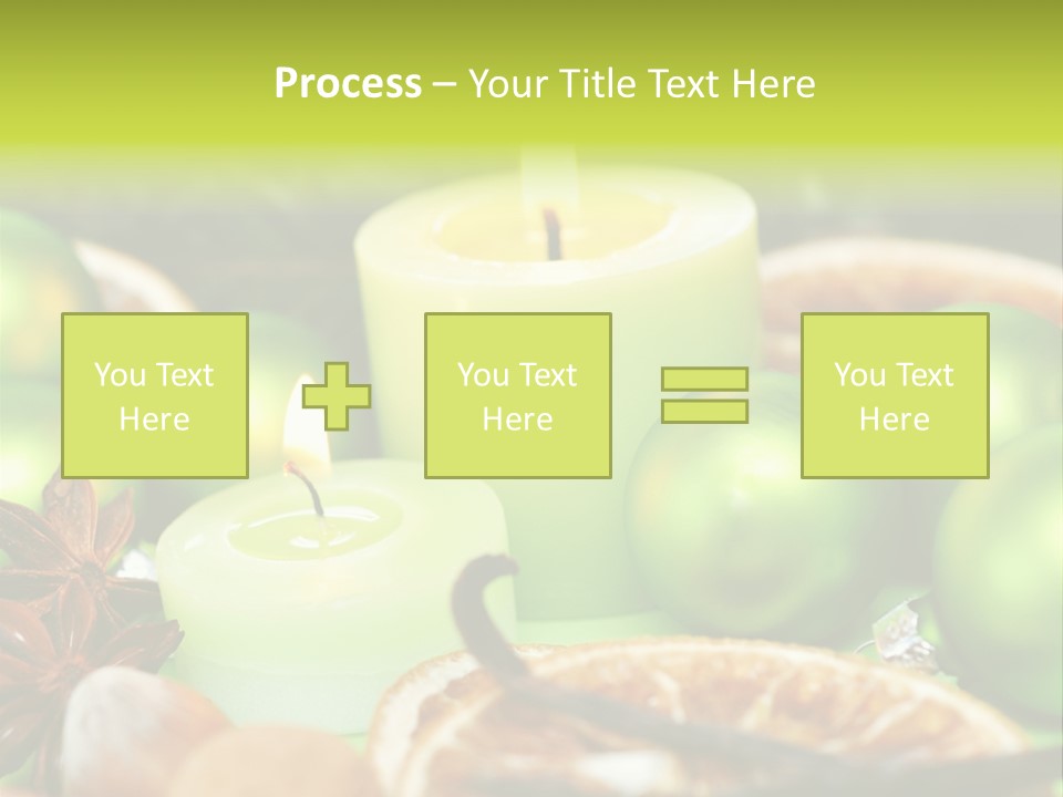 Pine Branch Fir Christmas PowerPoint Template