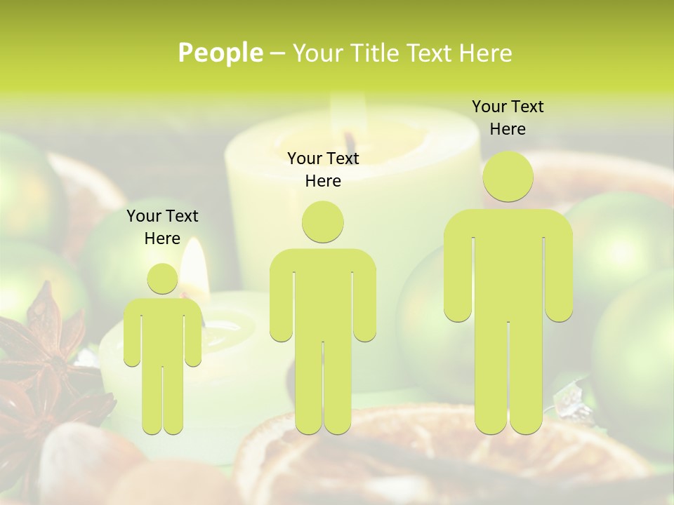 Pine Branch Fir Christmas PowerPoint Template